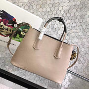 Prada Saffiano Cuir Small Double Leather Bag in Pink - 5