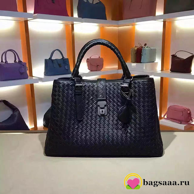 Bottega Veneta Black Handbag 7453 - 1