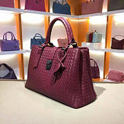 Bottega Veneta Wine Red Handbag 7453 - 2