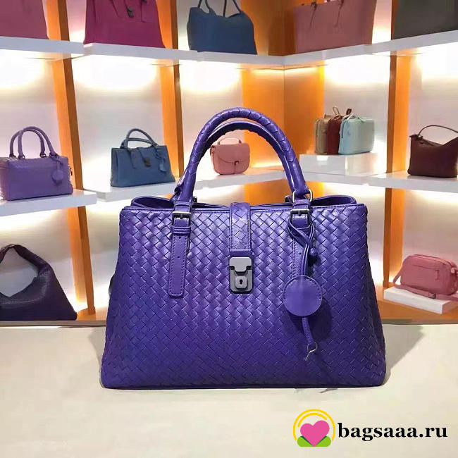 Bottega Veneta Purple Handbag 7453 - 1