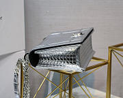 Dior Diorama Cannage Calfskin Bag in Sliver - 5
