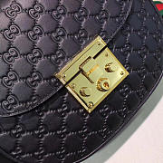 Gucci Padlock Leather shoulder bag for Women in Black - 4