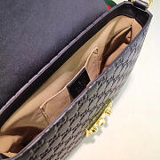 Gucci Padlock Leather shoulder bag for Women in Black - 3