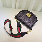 Gucci Padlock Leather shoulder bag for Women in Black - 2