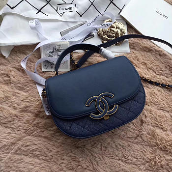 Chanel Original Leather Bag in Blue