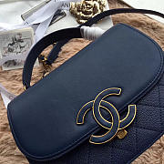 Chanel Original Leather Bag in Blue - 5