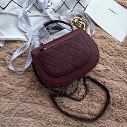 Chanel Original Leather Bag in Wine Red - 4