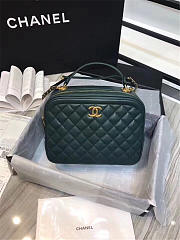 Chanel Women Hnagbags Green A57906 - 1