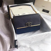 Chanel Calfskin Flap Bag A57560 Blue - 2