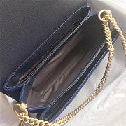 Chanel Calfskin Flap Bag A57560 Blue - 4