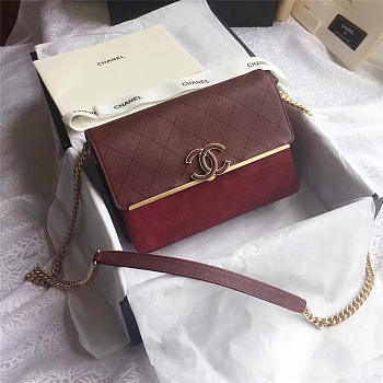 Chanel Calfskin Flap Bag A57560 Red