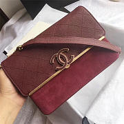 Chanel Calfskin Flap Bag A57560 Red - 6