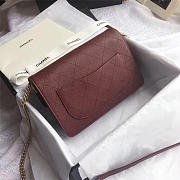 Chanel Calfskin Flap Bag A57560 Red - 5