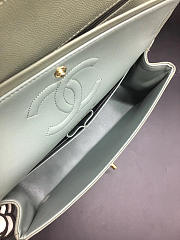 Chanel Flap Bag Caviar Light Green Bag 25cm with Gold Hardware - 3