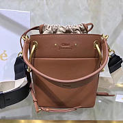 Chloe mini roy bucket bag in Brown - 1