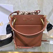Chloe mini roy bucket bag in Brown - 2