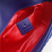 Gucci Marmont velvet Small shoulder bag in Dark Blue - 5