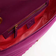 Gucci Marmont velvet Medium shoulder bag in Dark Purple - 6