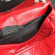 YSL Monogram shoulder bag in Red - 4