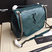 YSL Monogram shoulder bag in Green - 4