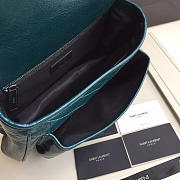 YSL Monogram shoulder bag in Green - 5