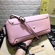 Burberry Classic Leather Tote Bag with Pink - 4