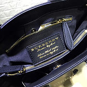 Burberry Classic Leather Tote Bag with Black - 5