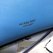 Burberry Classic Leather Tote Bag with Blue - 6