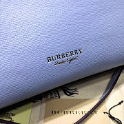 Burberry Classic Leather Tote Bag with Light Blue - 5