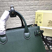 Burberry Classic Leather Tote Bag with Green - 3