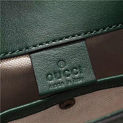 Gucci Original Canvas Calfskin Shoulder Bag Green 384821 - 6