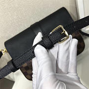 Louis Vuitton Damier Ebene Cuir Taurillon Bag Black - 3