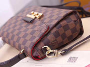 Louis Vuitton Croisette Damier Handbag Coffee - 5