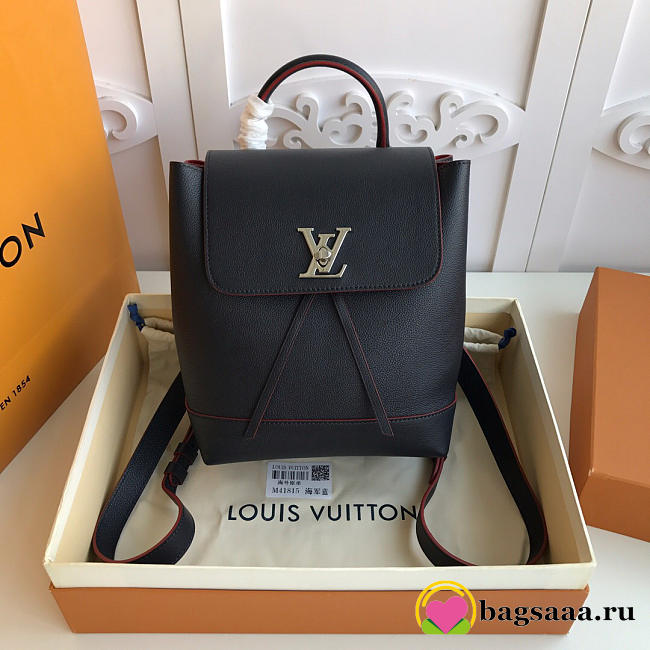 Louis Vuitton Lockme Backpack Navy Blue M52734 - 1