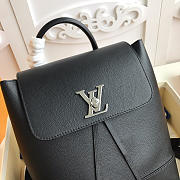 Louis Vuitton Lockme Backpack Black M52734 - 5