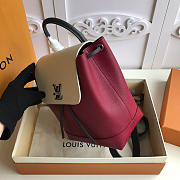 Louis Vuitton Lockme Backpack Red white M52734 - 6