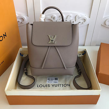 Louis Vuitton Lockme Backpack Gray M52734