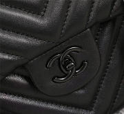 Chanel original lambskin double flap bag black 30cm - 6
