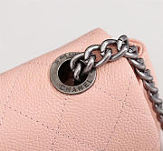 Chanel Caviar Leather Handbag Pink - 4