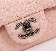 Chanel Caviar Leather Handbag Pink - 5