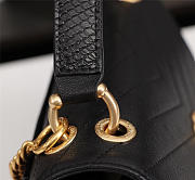 Chanel Calfskin Corssbody Handbag Black - 6