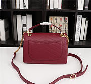 Chanel Calfskin Corssbody Handbag Red - 6