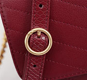 Chanel Calfskin Corssbody Handbag Red - 5