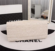 Chanel original canvas large shopping bag beige 32cm - 2