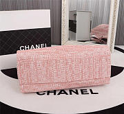 Chanel original canvas large shopping bag Pink 32cm - 5