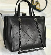 Chanel Original Calfskin shopping bag black - 2