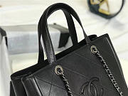 Chanel Original Calfskin shopping bag black - 5