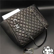 Chanel Lambskin Leather tote bag Black - 1