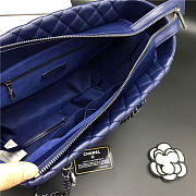Chanel Lambskin Leather tote bag Blue - 3
