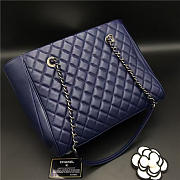 Chanel Lambskin Leather tote bag Blue - 2